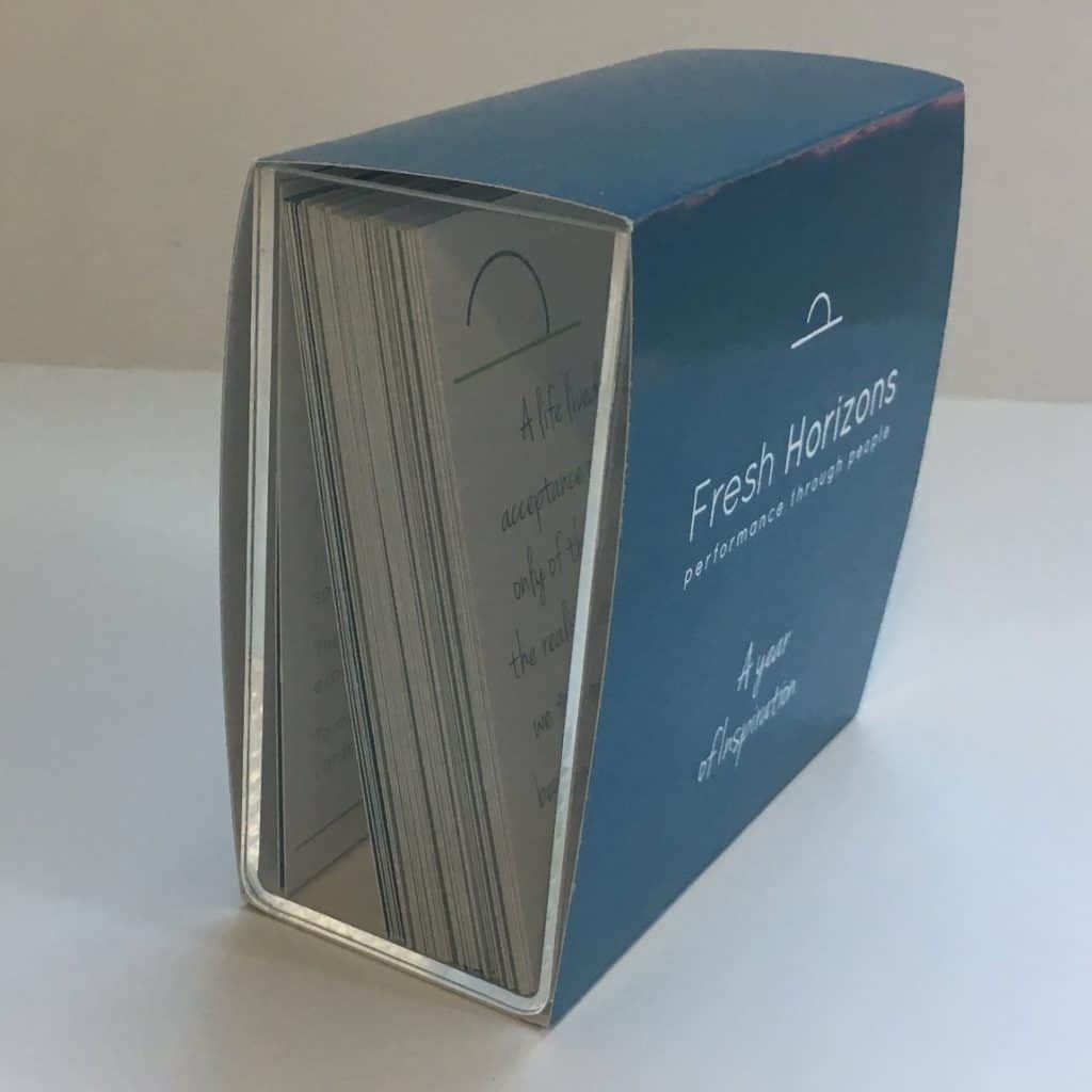 My desk inspiration will last you a year and give you weekly inspiration